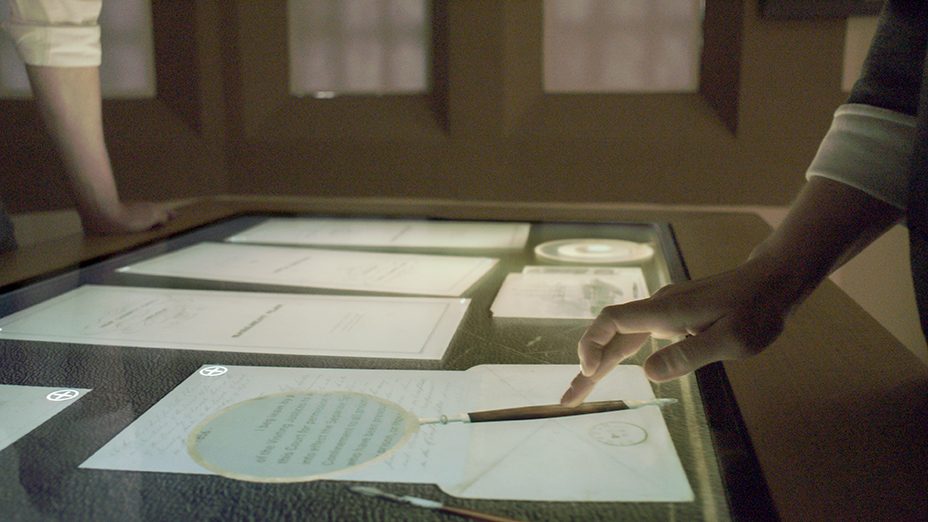 Lincoln Castle Interactive Tables