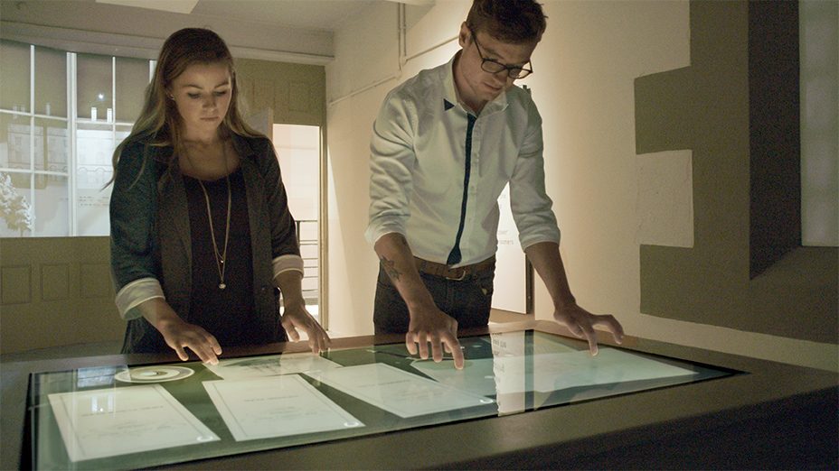 Lincoln Castle Interactive Tables
